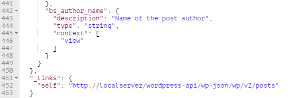 WP REST API:内部和自定义