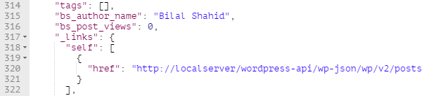 WP REST API:内部和自定义